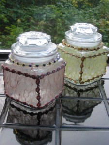 Translucent Thai Rice Paper Jars