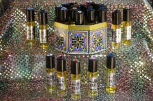 Jojoba oil perfumes available in 8 scents
